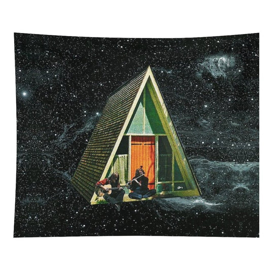 A House in Space Tapestry