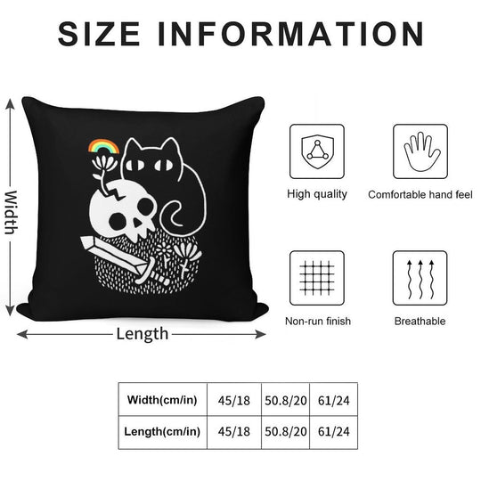 Cat & Stuff Soft High-Density Material Throw Pillow
