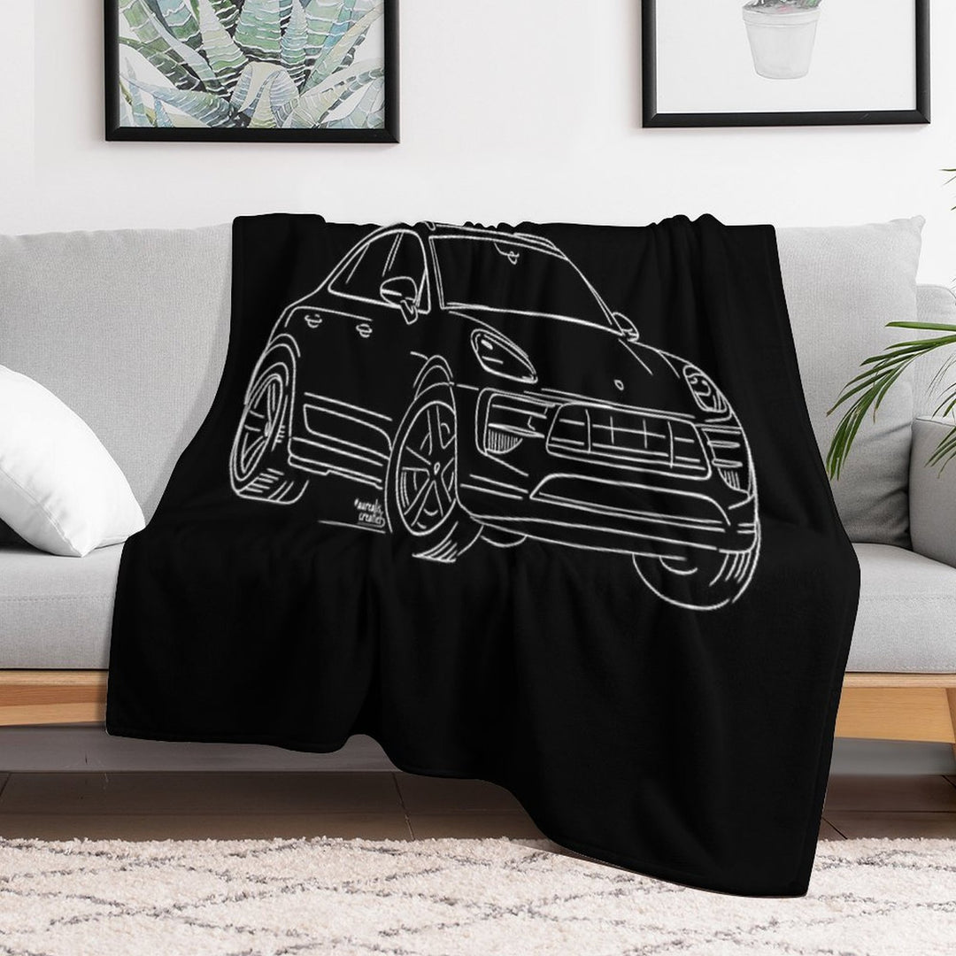 Porsche Macan GTS All-season Throw Blanket