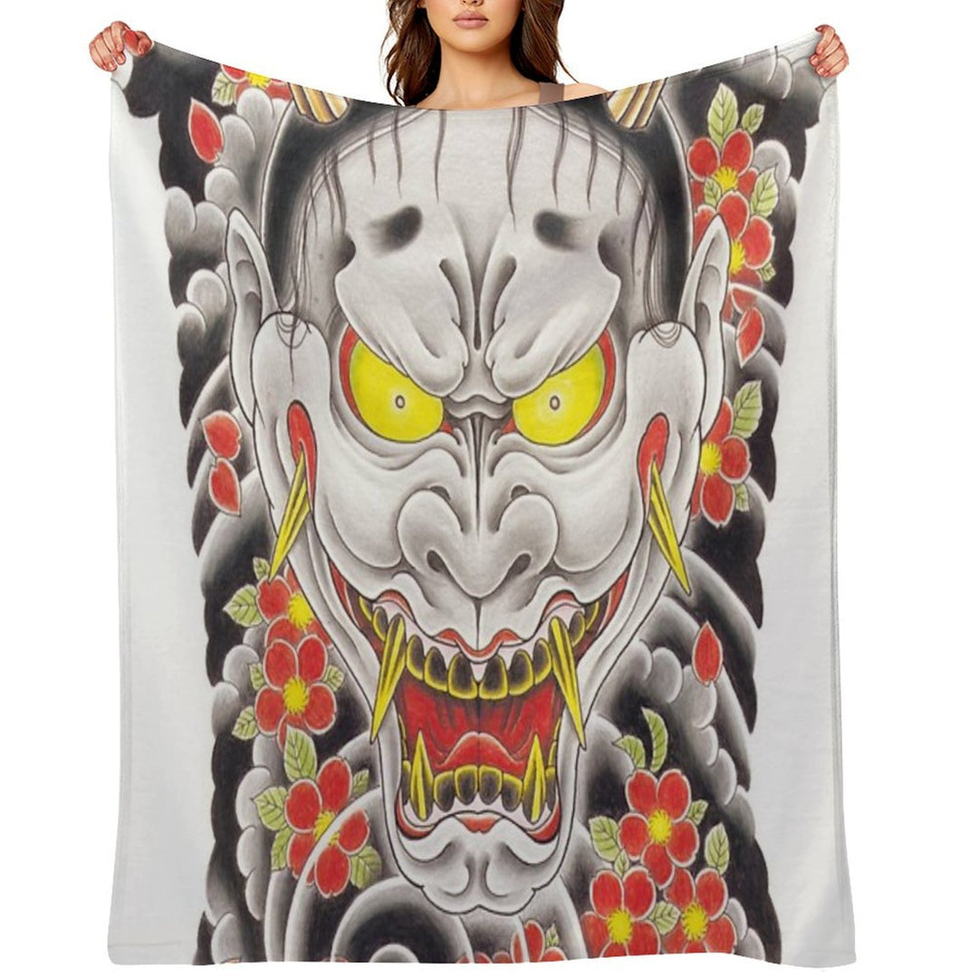 Goro Majima Hanya Tattoo Large Version Comfort Throw Blanket