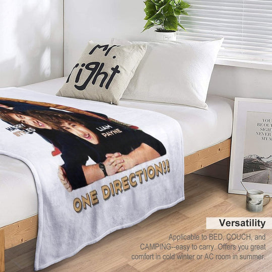 One Direction Unite!!! Travel-friendly Throw Blanket
