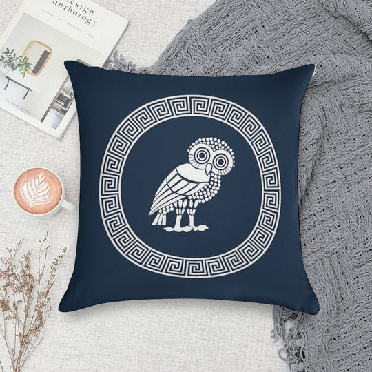 Owl of Athena Soft Warmth Comfort Throw Pillow