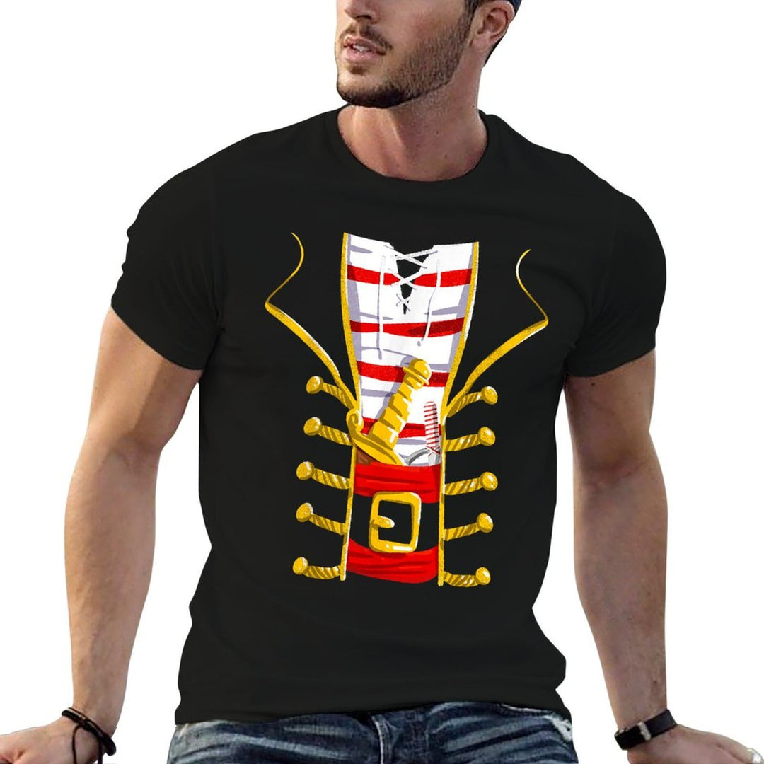 Pirate Costume Buccaneer Pirate  Polyester Blend T-Shirt