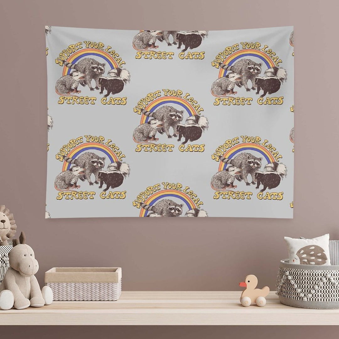 Street Cats Tapestry