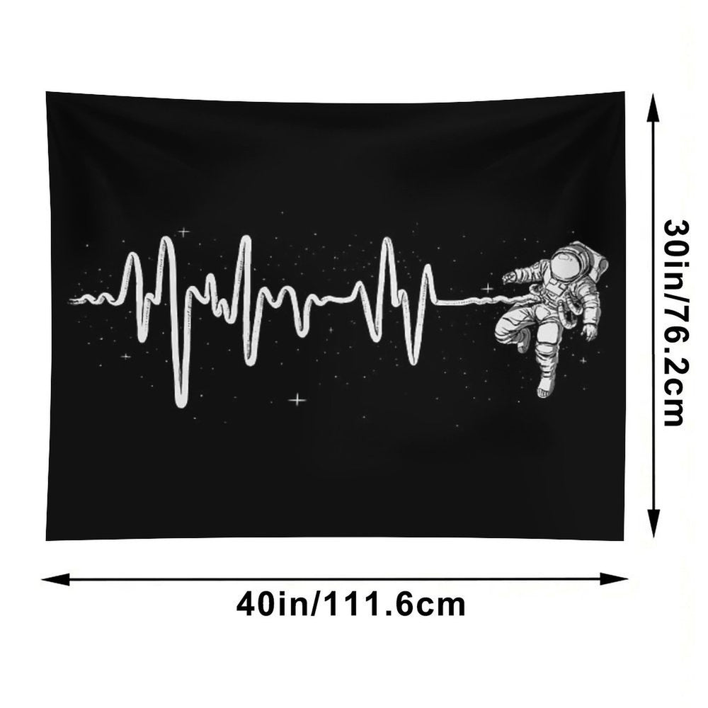 Space Heartbeat Tapestry