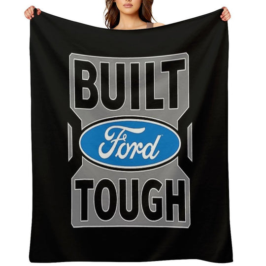 Ford Trucks Built Ford Tough Compact Throw Blanket