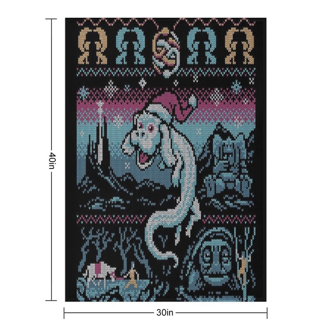 Neverending Christmas Anti-pilling Throw Blanket