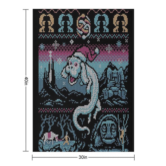 Neverending Christmas Anti-pilling Throw Blanket
