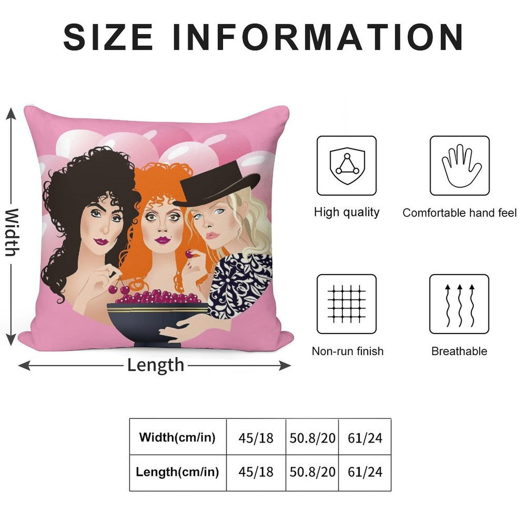 Cherries Soft Easy Maintenance Throw Pillow