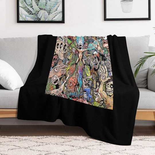 Sticky Fingers Caress Your Soul Eco-conscious Throw Blanket