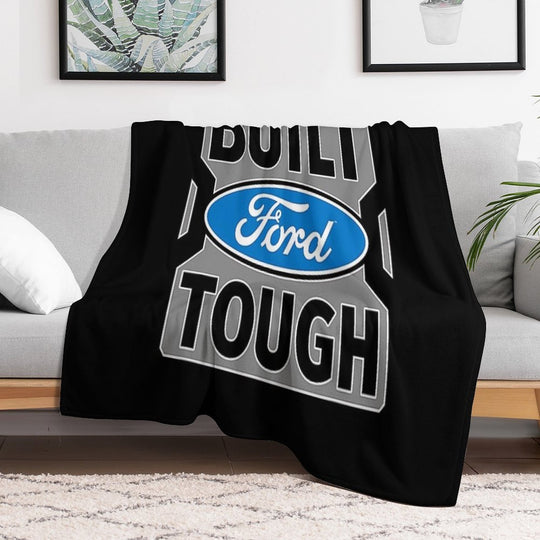 Ford Trucks Built Ford Tough Compact Throw Blanket