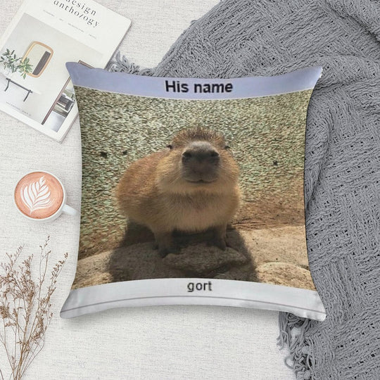 Gort Soft Hidden Zipper Throw Pillow