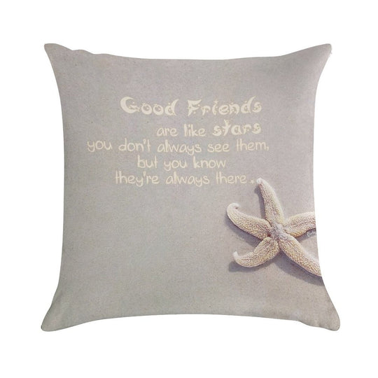 Good Friends Are Like Stars Soft Multiple Sizes Throw Pillow
