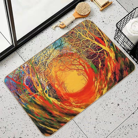 Nether by Stanley Donwood Durable Bath Mat