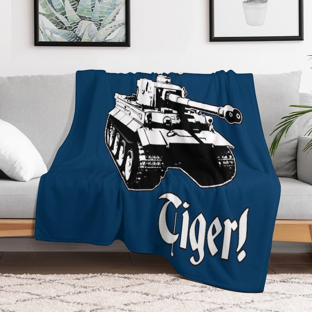Tiger Tanks Ww2 Germany Durable Throw Blanket