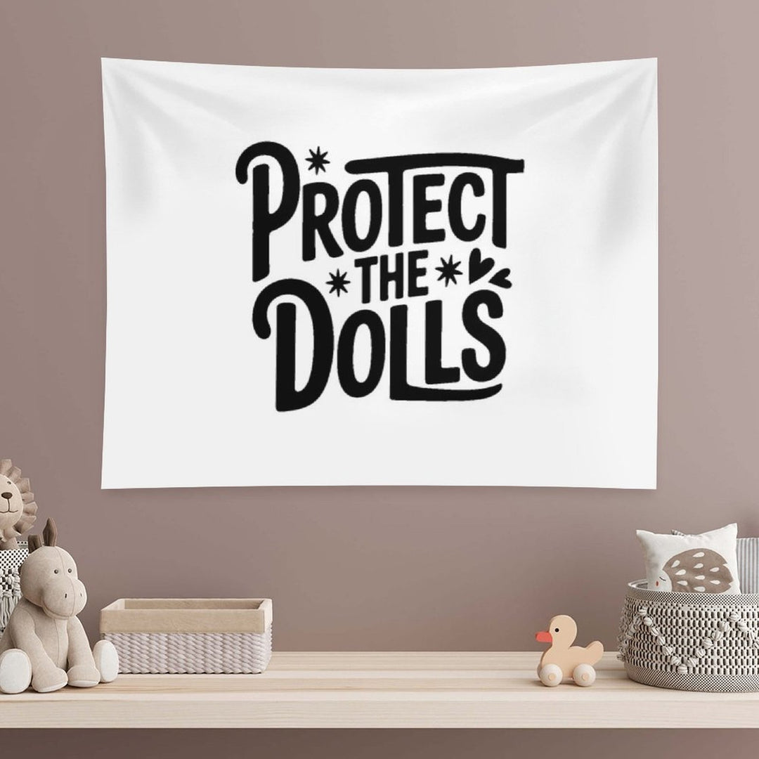 Protect The Dolls T-Shirt – Trans Rights Support Tee  LGBTQ+ Inclusive Pride Shirt Tapestry
