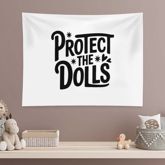 Protect The Dolls T-Shirt – Trans Rights Support Tee  LGBTQ+ Inclusive Pride Shirt Tapestry