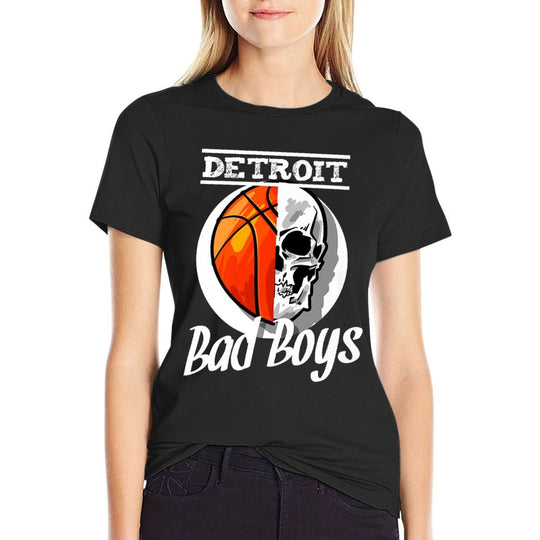 Detroit Bad Boys Basketball Skull USA T-shirt Premium  Classic T-Shirt