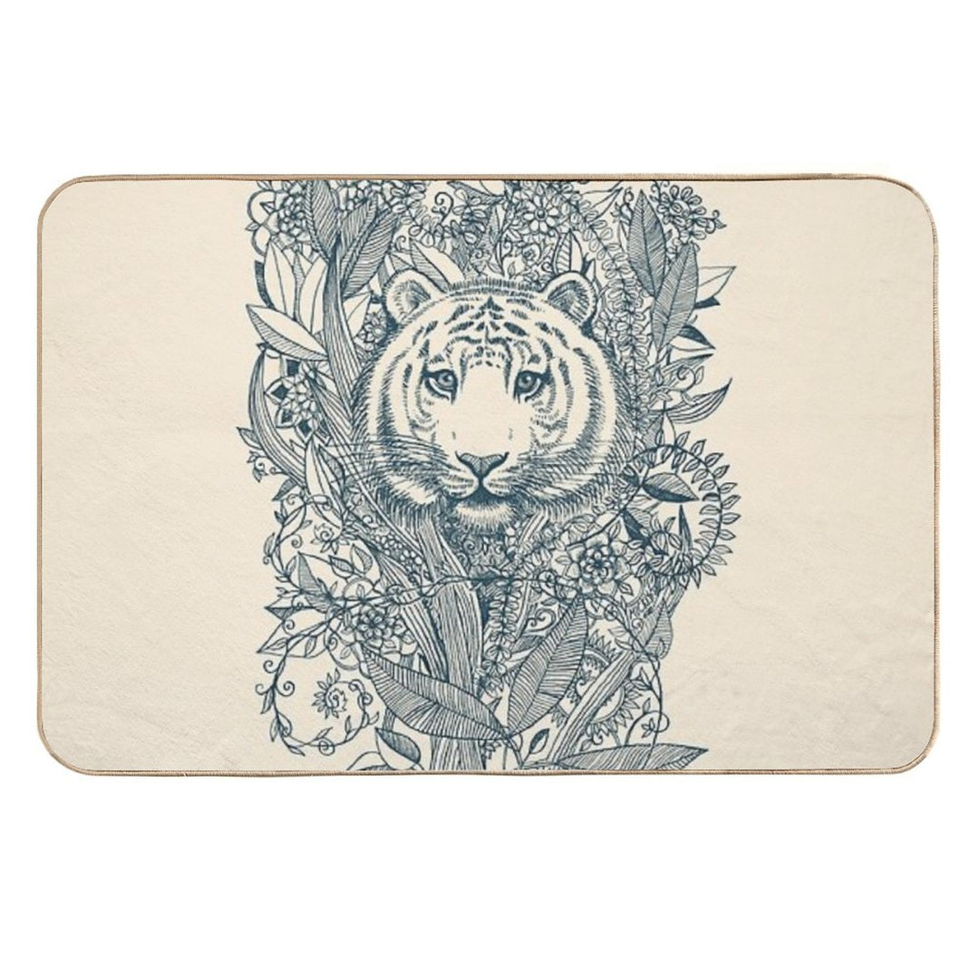 Tiger Tangle  Stain-Proof Bath Mat