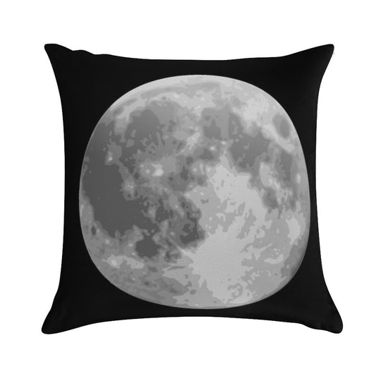 Full Moon Soft Ultra-Soft Texture Throw Pillow