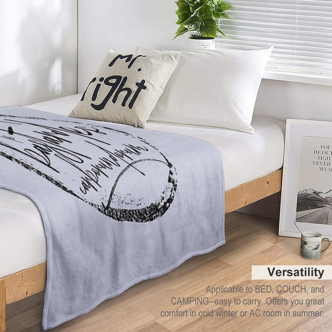 Nolite Te Bastardes Carborundorum Plush Throw Blanket