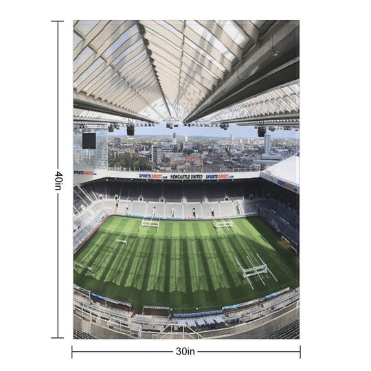 Newcastle United Football Club Photography Easy Care Throw Blanket