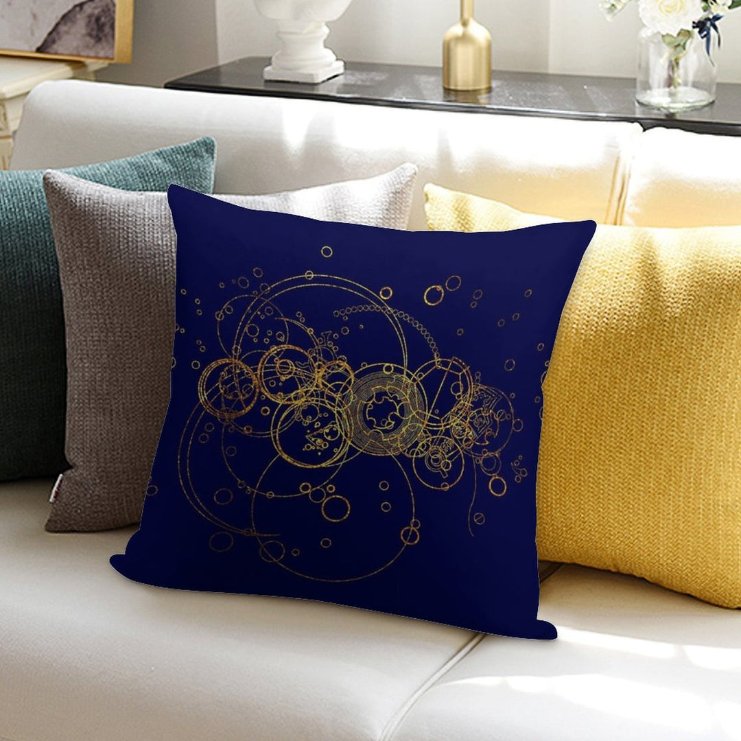 Time Lord Writing -  Transparent Soft Multiple Sizes Throw Pillow