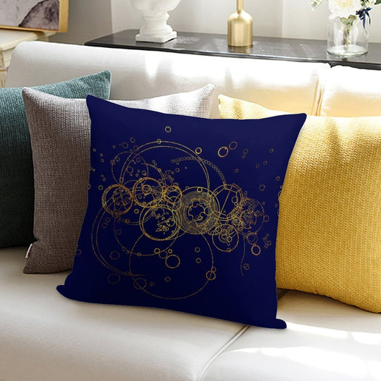 Time Lord Writing -  Transparent Soft Multiple Sizes Throw Pillow