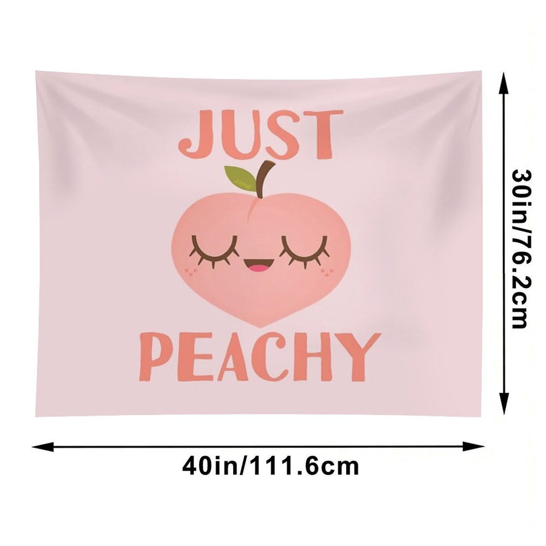 Just Peachy Tapestry