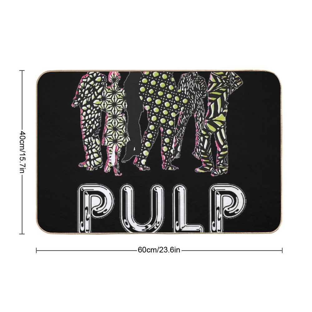 Custom Pulp Hits Band  Eco-Friendly Bath Mat