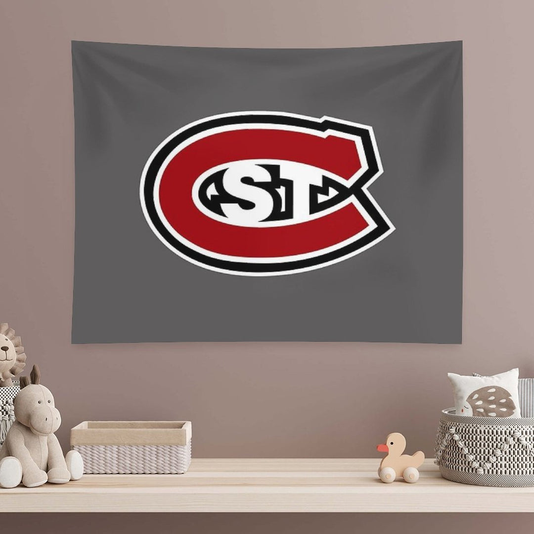 Red Huskies Tapestry