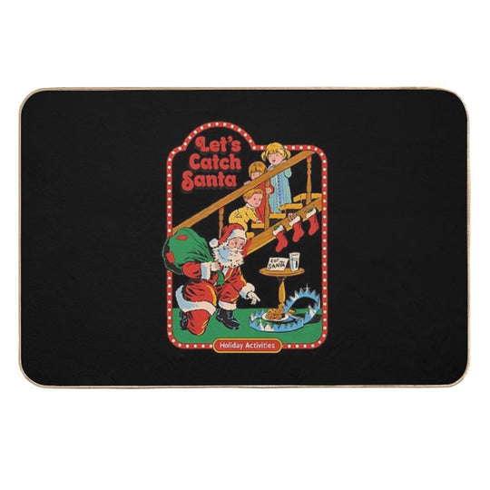 Let'S Catch Santa  Pet-Safe Bath Mat