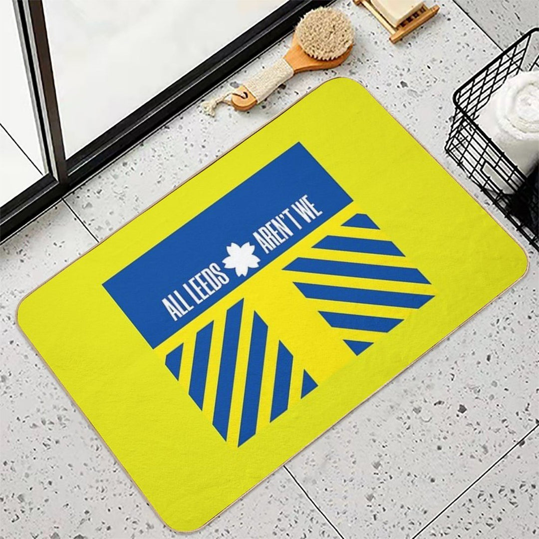 Leeds United Green Color Mask  Long-Lasting Bath Mat