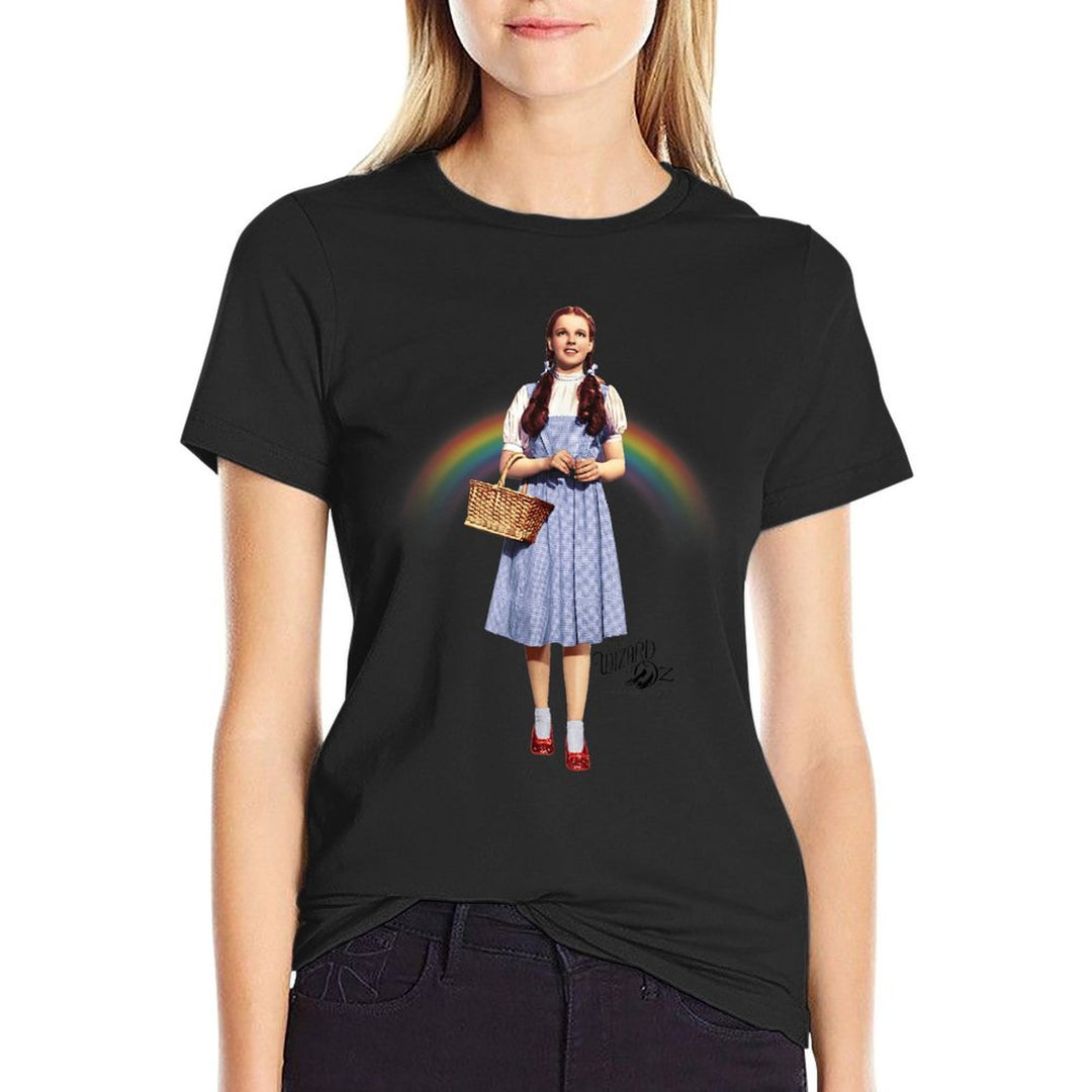 The Wizard of Oz Over The Rainbow  High-quality Stitching T-Shirt