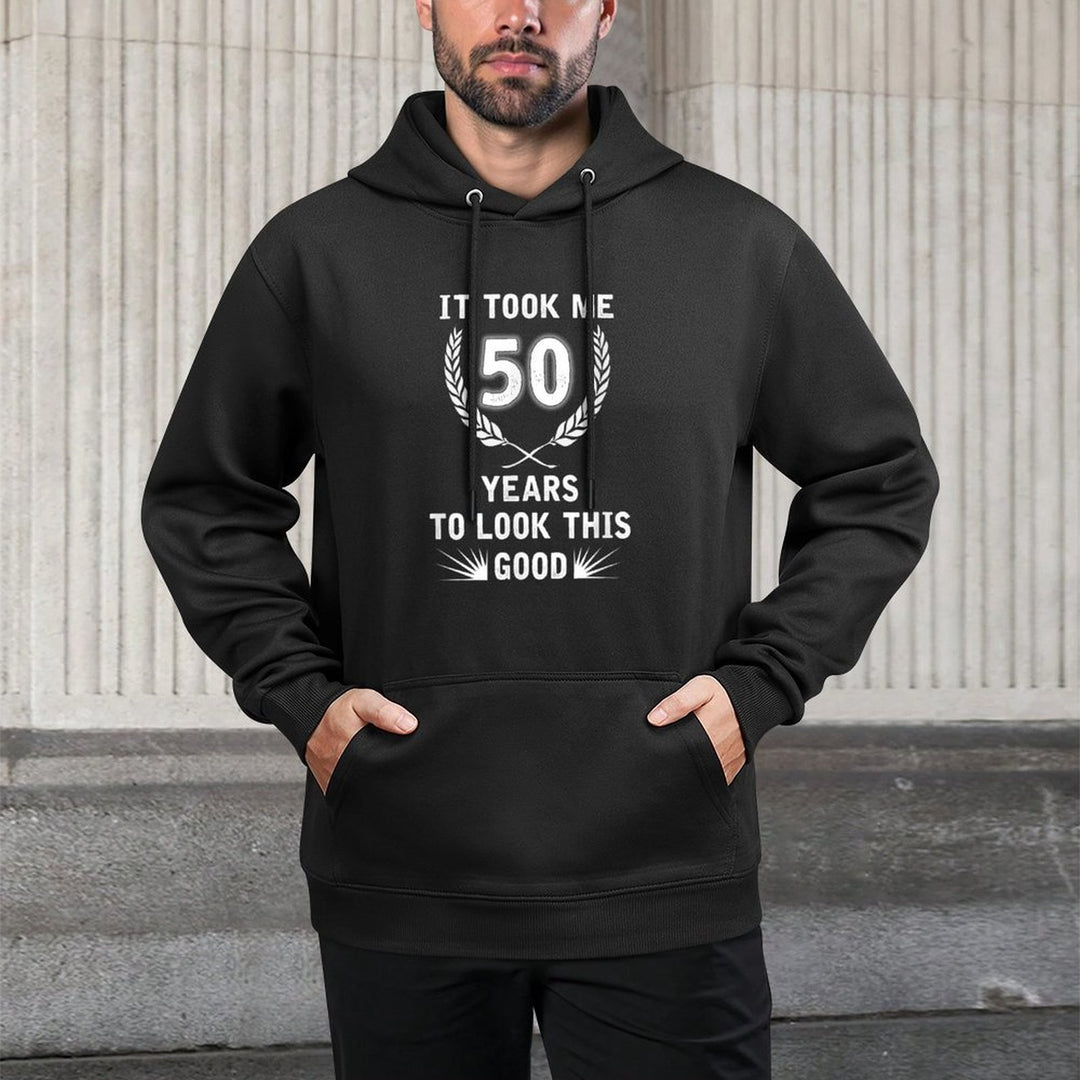It Took Me 50 Years To Look This Good Gifts 50th Birthday Customizable Surface Hoodie