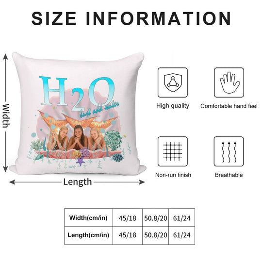 H2O Soft Ultra-Soft Texture Throw Pillow