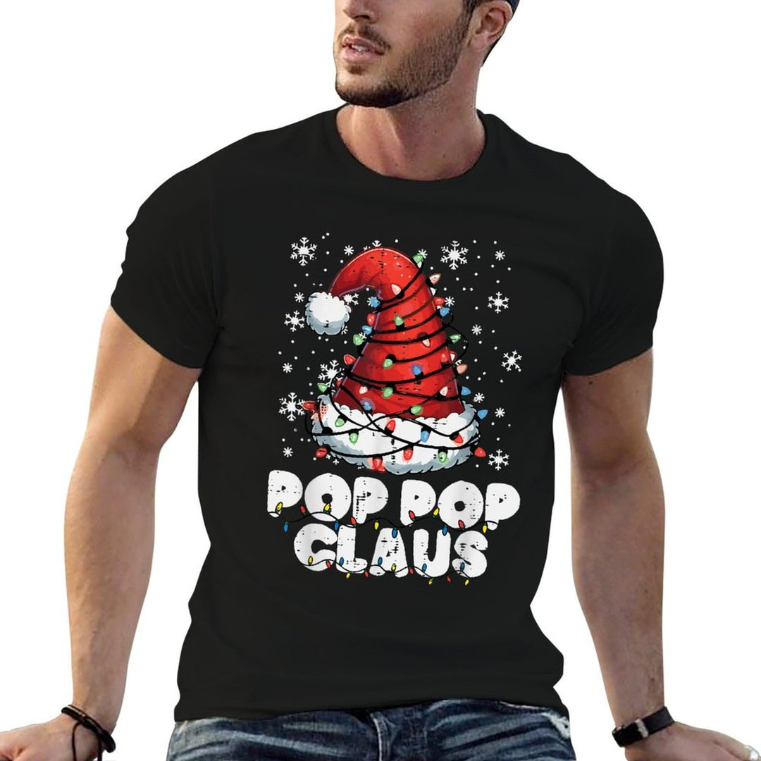 Christmas Grandpa Pop Pop Clause Xmas Papa Family Match Men  Soft T-Shirt