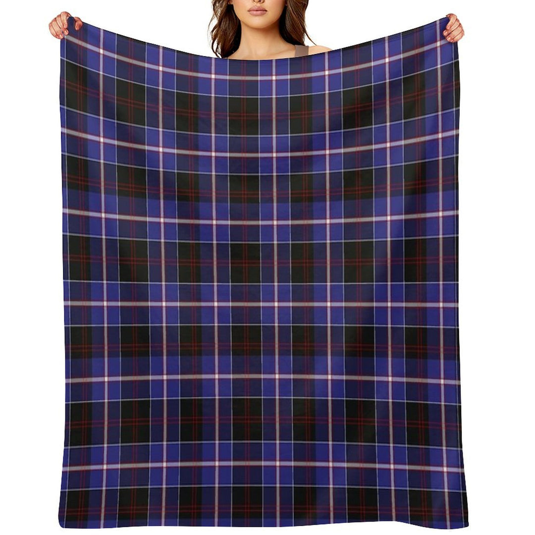 Clan Dunlop Tartan Versatility Throw Blanket