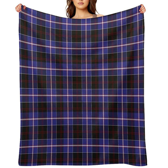 Clan Dunlop Tartan Versatility Throw Blanket
