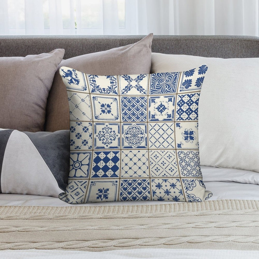 Azulejo Lisbon Azulejos Lisboa Soft Style Accent Throw Pillow