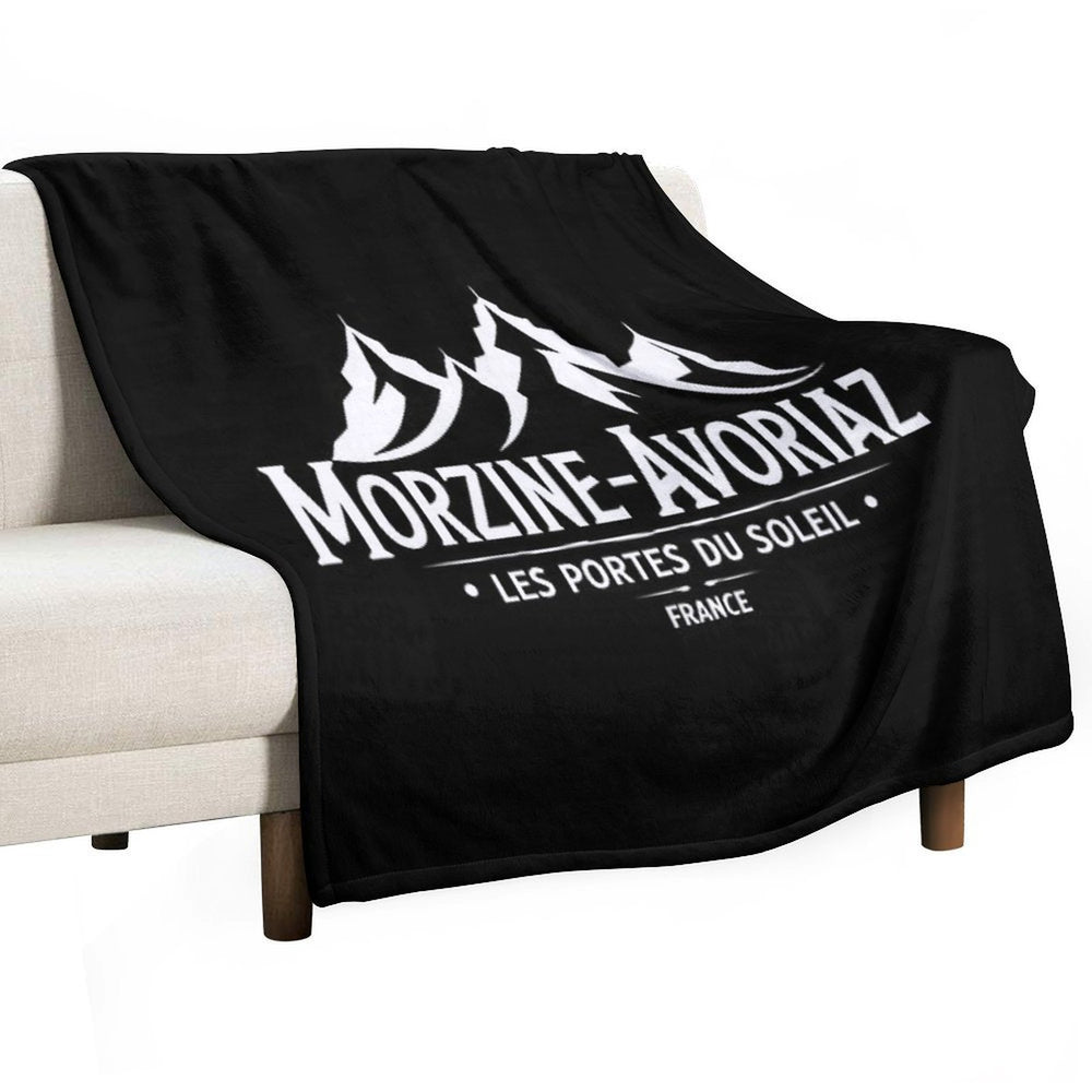 Morzine-Avoriaz - Les Portes Du Soleil - France Plush Throw Blanket