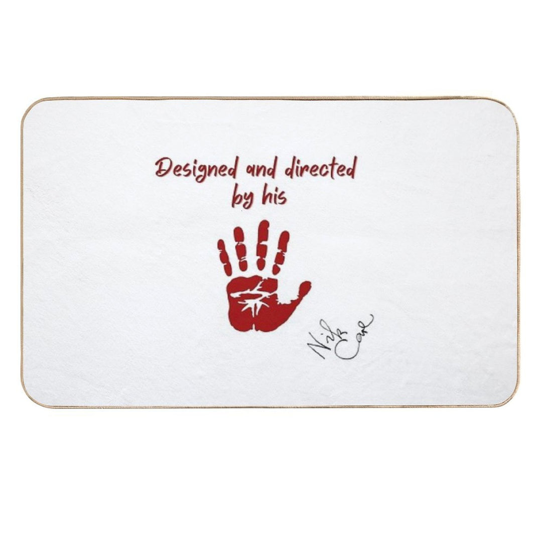Nick Cave - Red Right Hand  Non-Slip Bath Mat