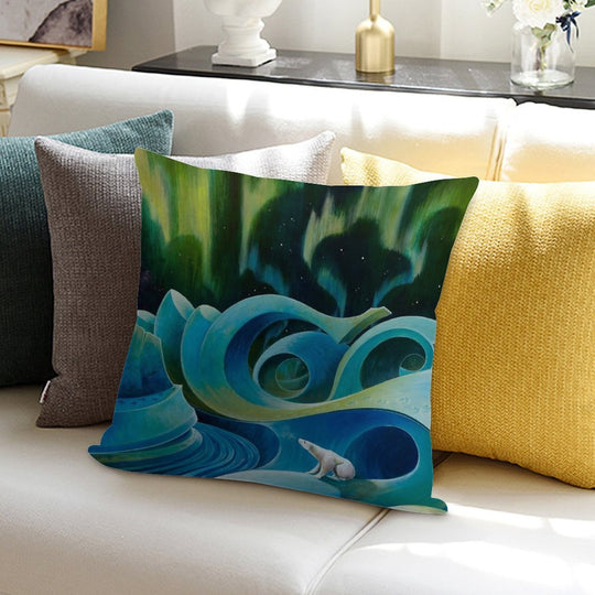 Free Floe Horizon Detail Soft Bedroom Essential Throw Pillow