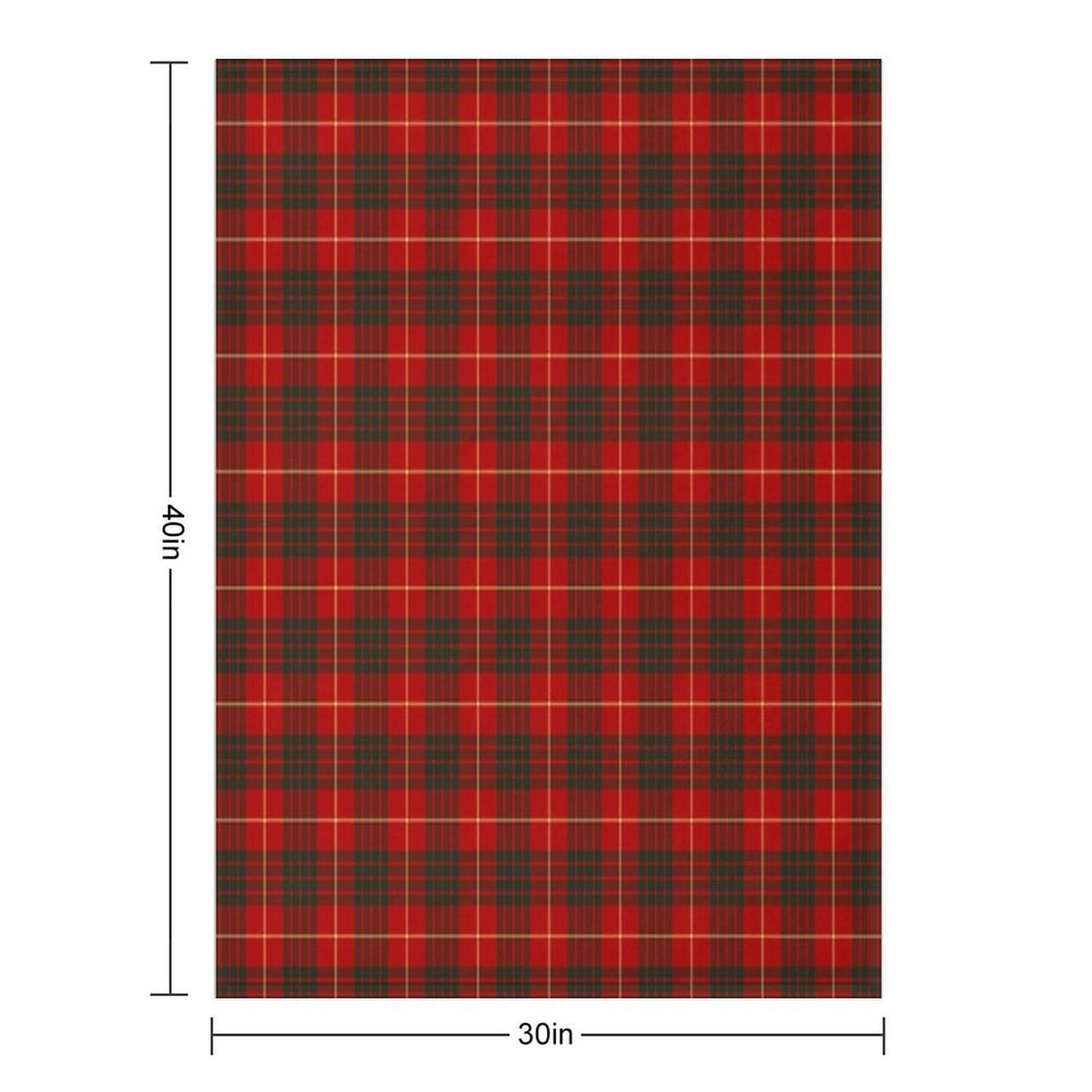 Clan Cameron Tartan All-season Throw Blanket