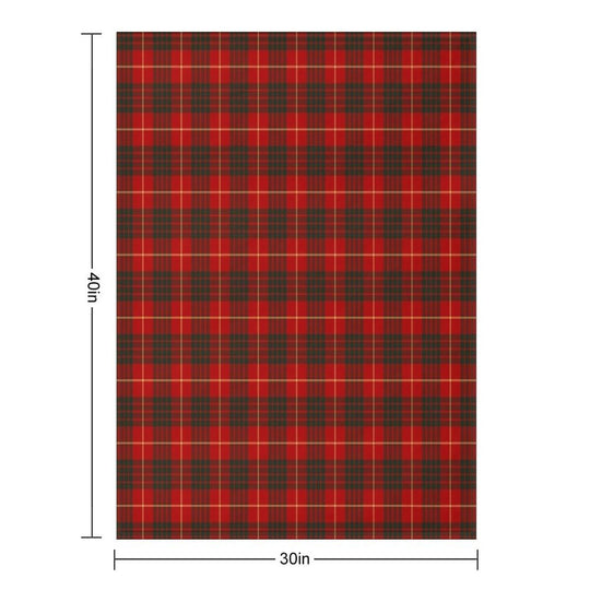 Clan Cameron Tartan All-season Throw Blanket