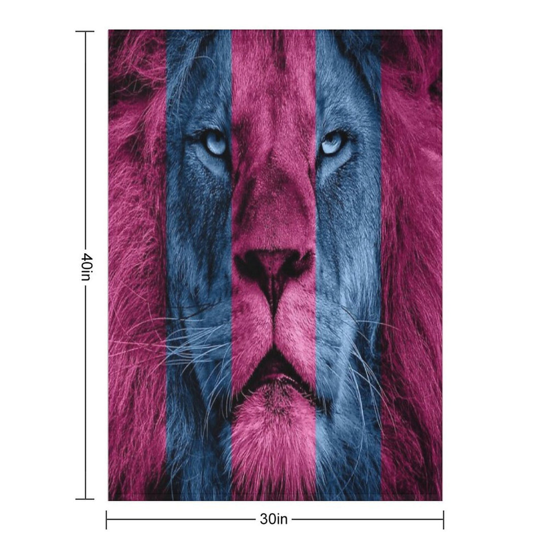 Aston Villa Lion Velvety-soft Throw Blanket
