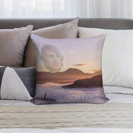 WOW - Owen Wilson Soft Bedroom Essential Throw Pillow
