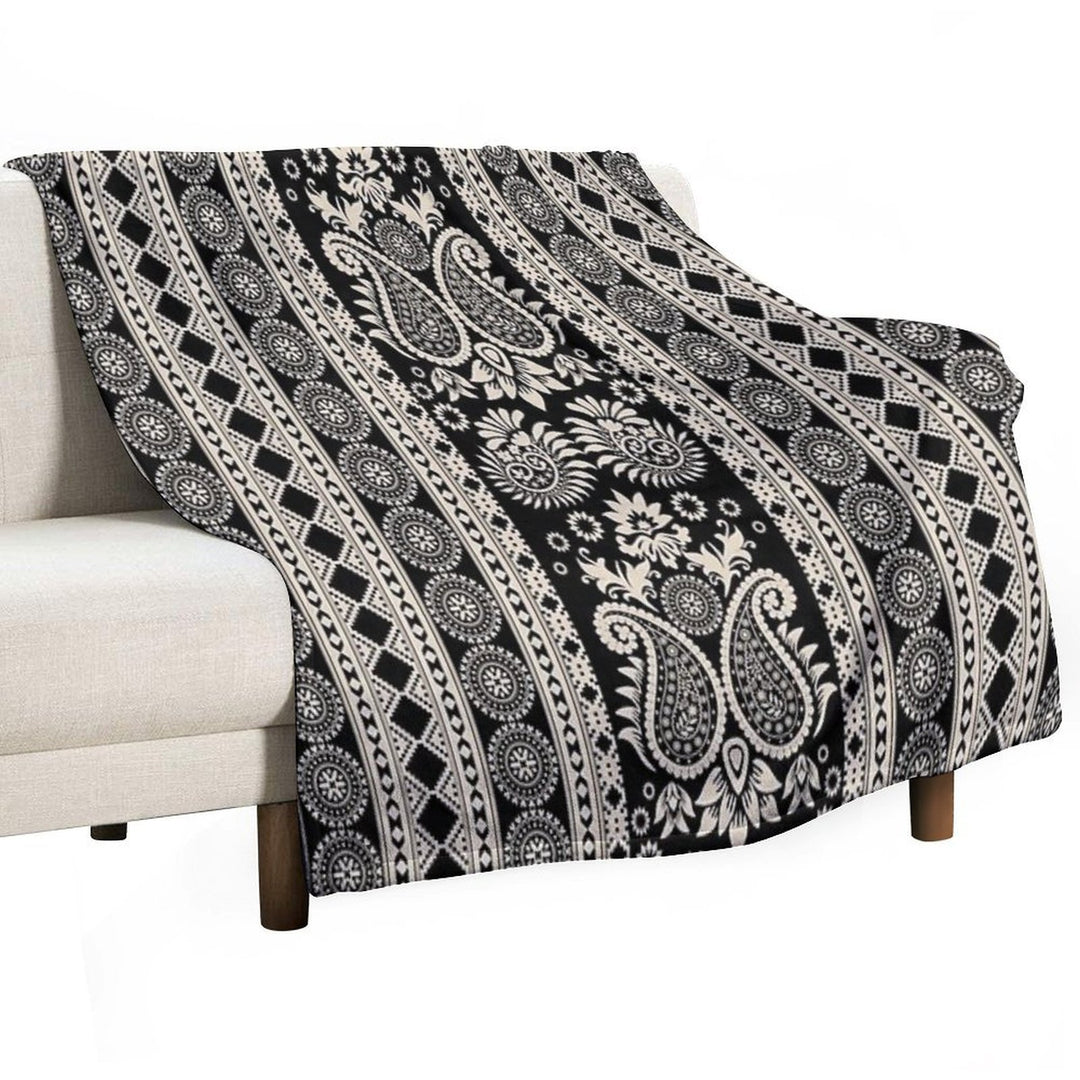 Wallpaper Pattern Eco-conscious Throw Blanket