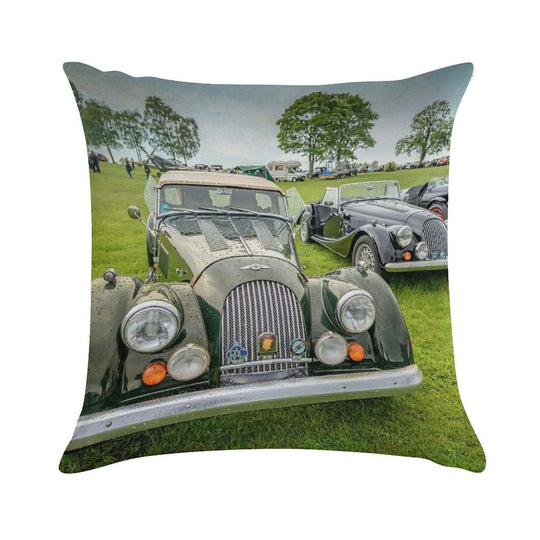 Morgan Classic Cars Soft Warmth Comfort Throw Pillow