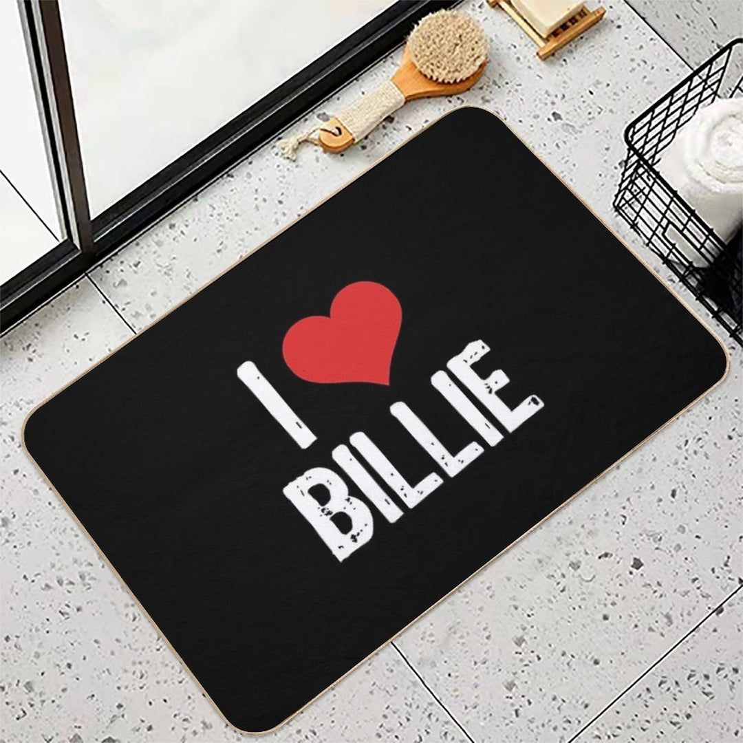I Love Billie  Odorless Bath Mat